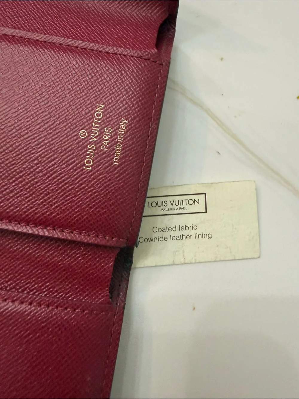 Louis Vuitton Monogram Envelope Compact Wallet in Brown and Gold